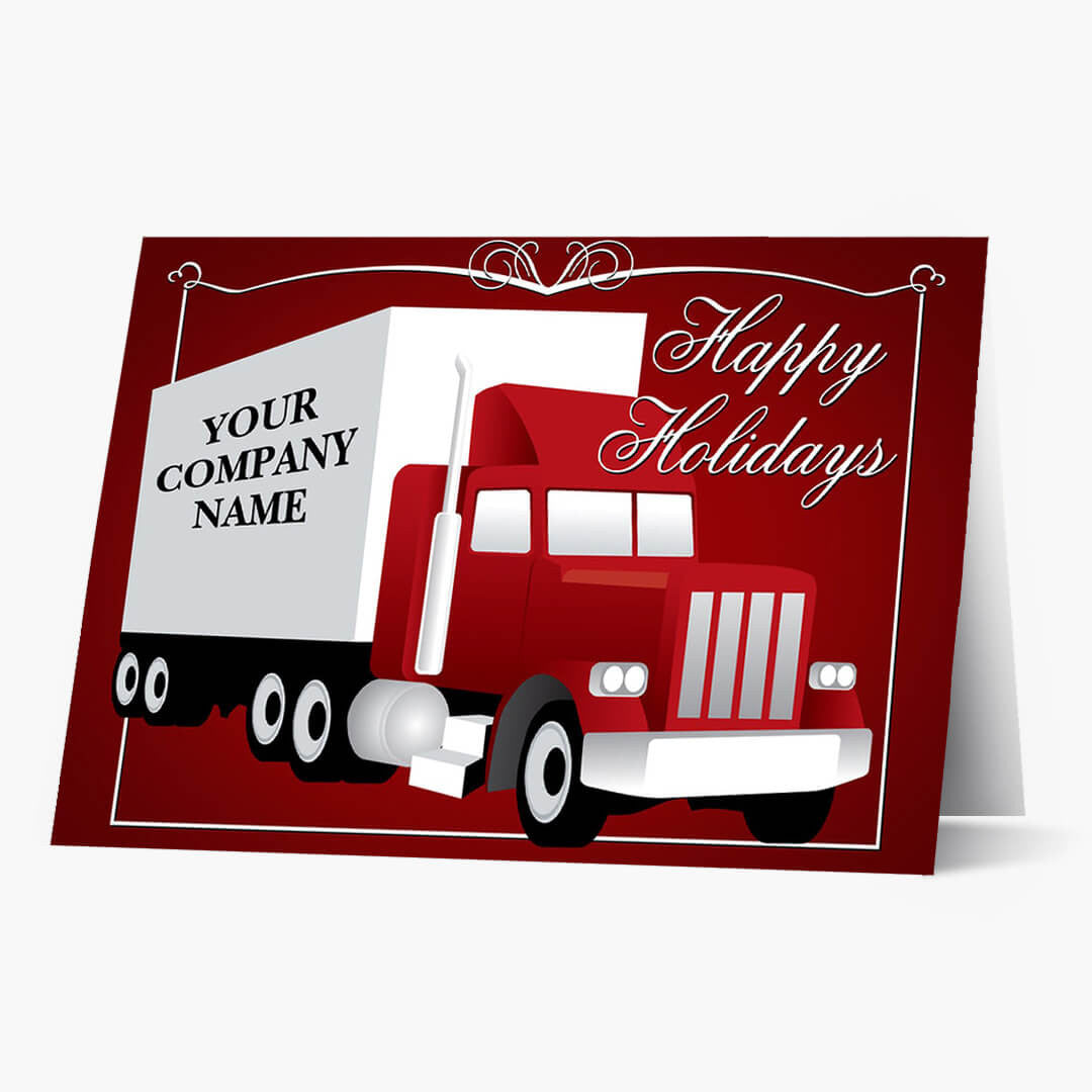 Holiday Trucking Christmas Card