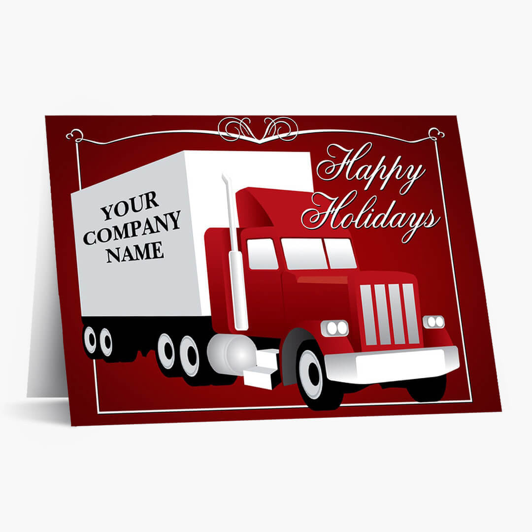 Holiday Trucking Christmas Card