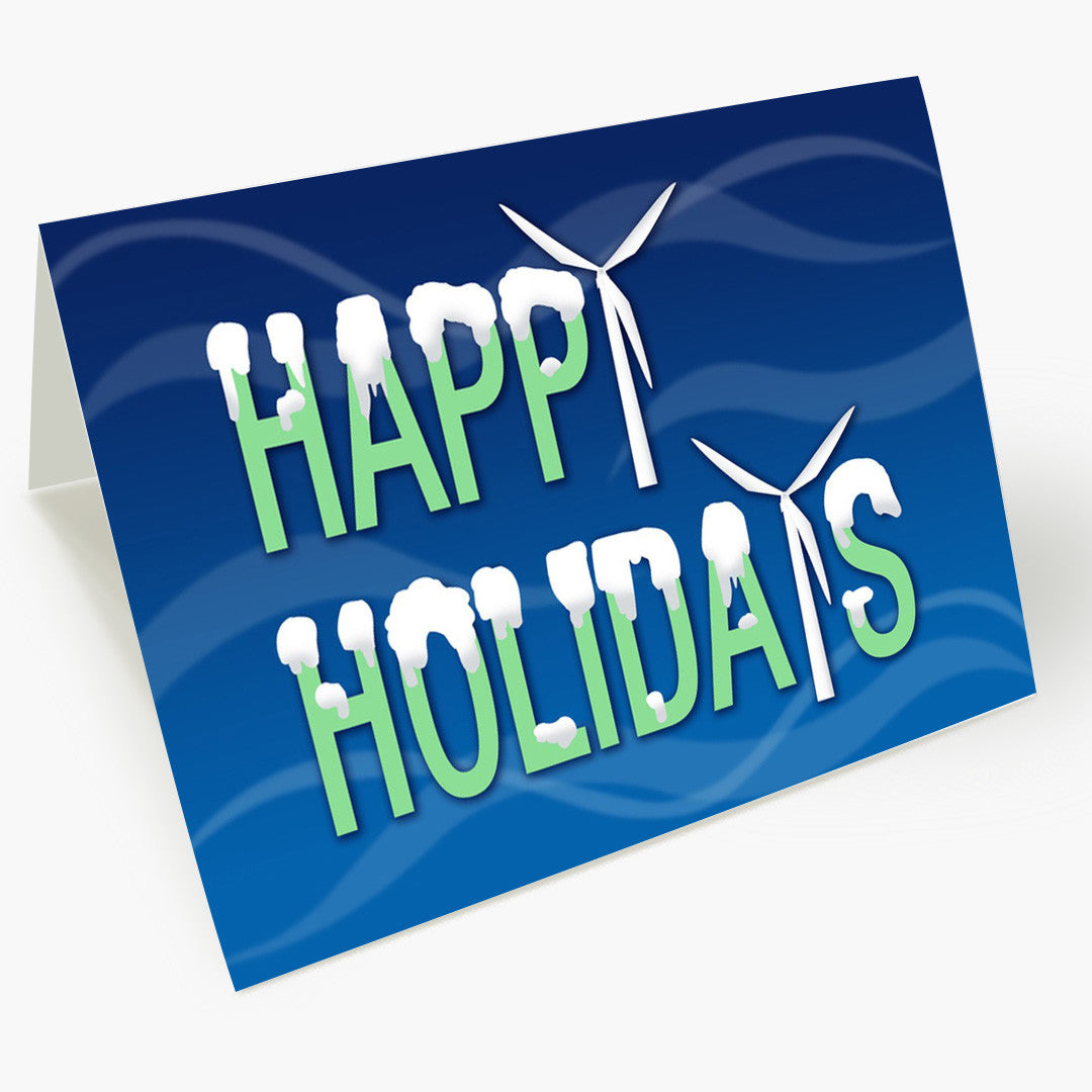 Holiday Turbine Christmas Card
