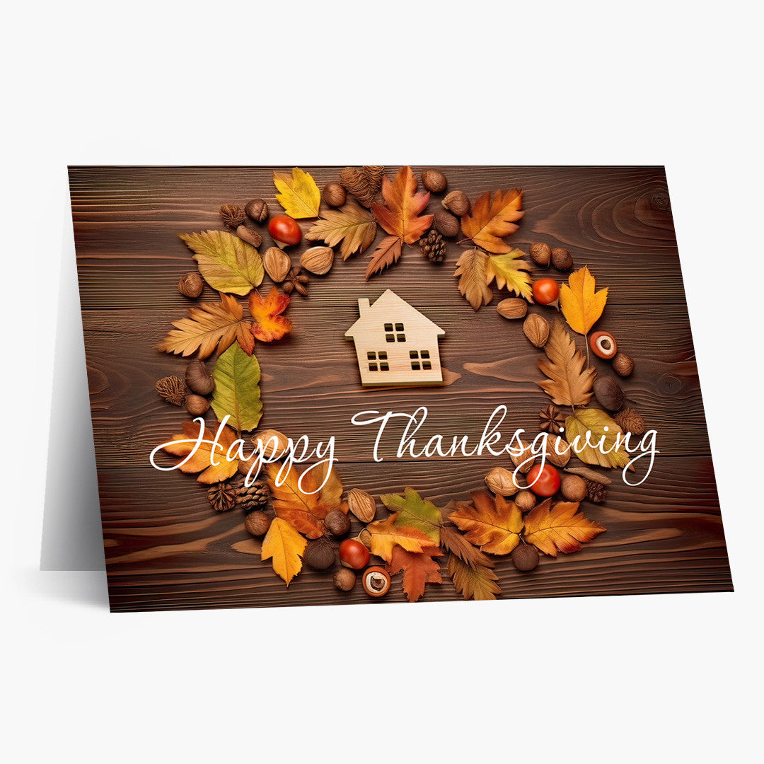Home of Autumn Thanksgiving Card