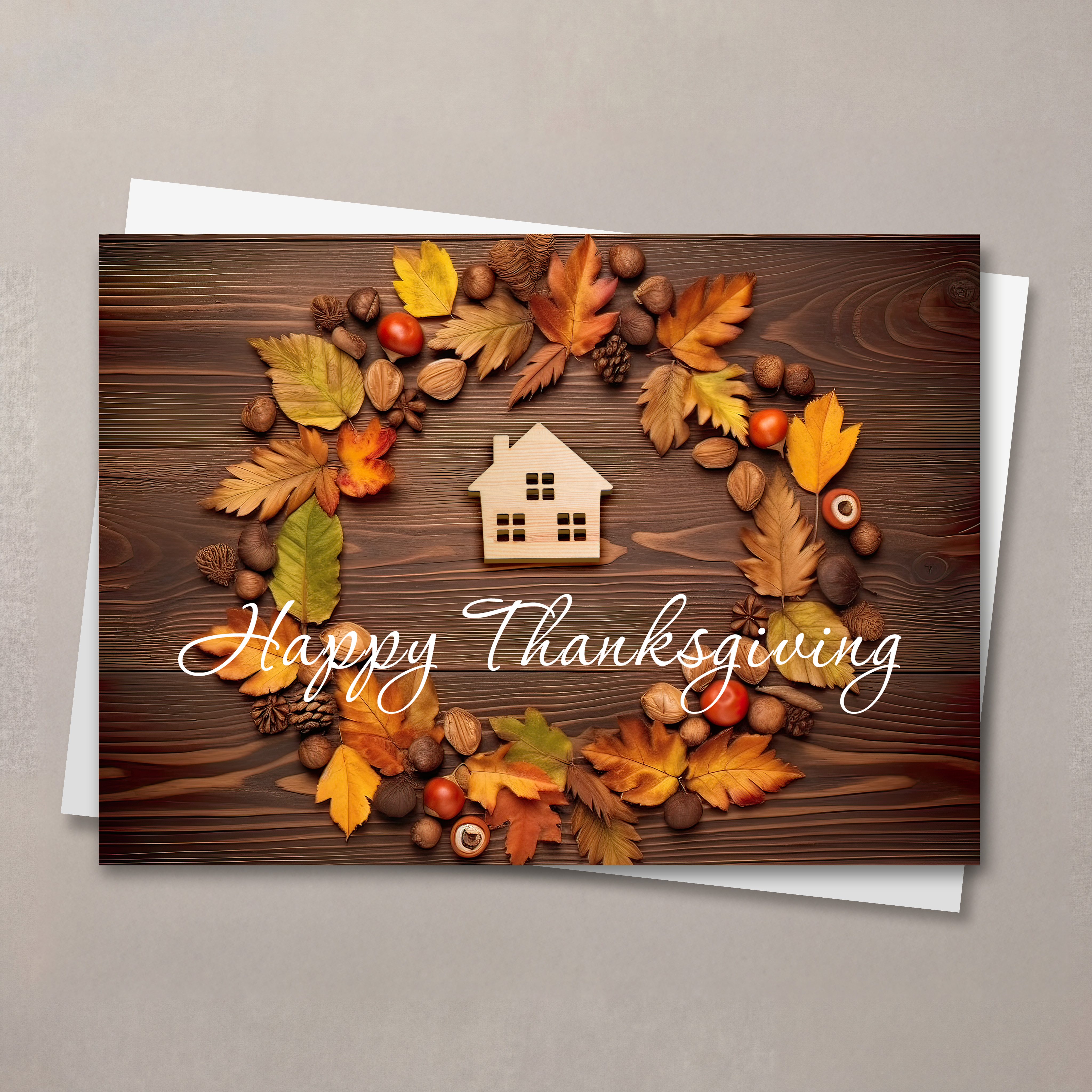 Home of Autumn Thanksgiving Card