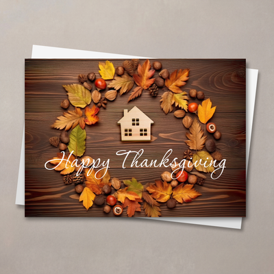 Home of Autumn Thanksgiving Card