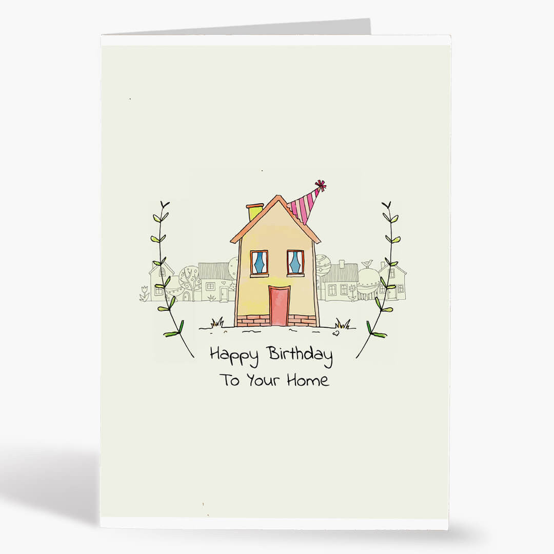 Happy House Birthday Card
