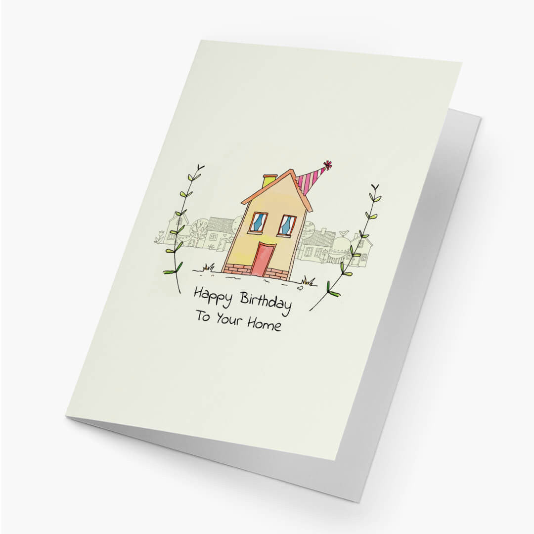 Happy House Birthday Card