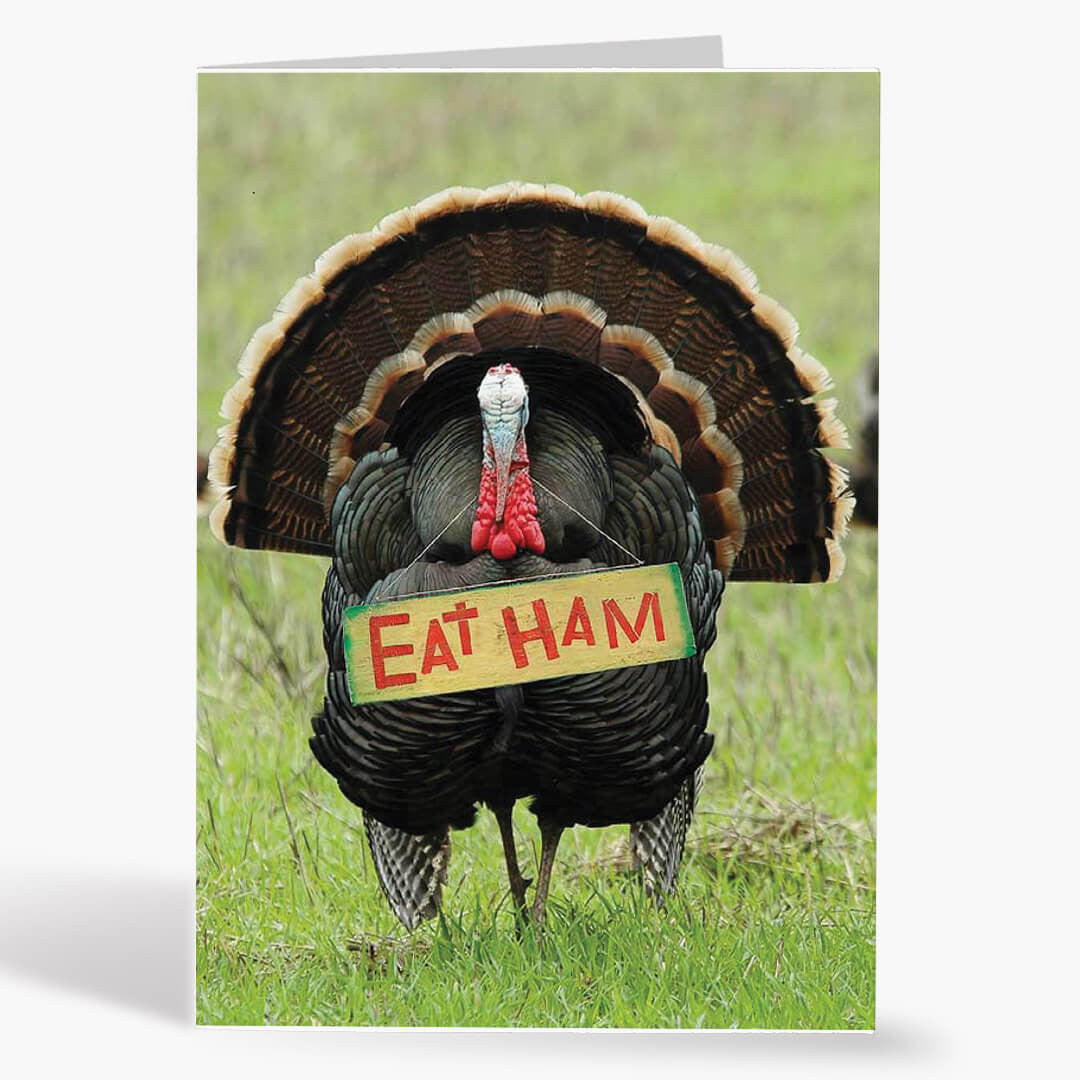 Humorous Turkey Thanksgiving Card