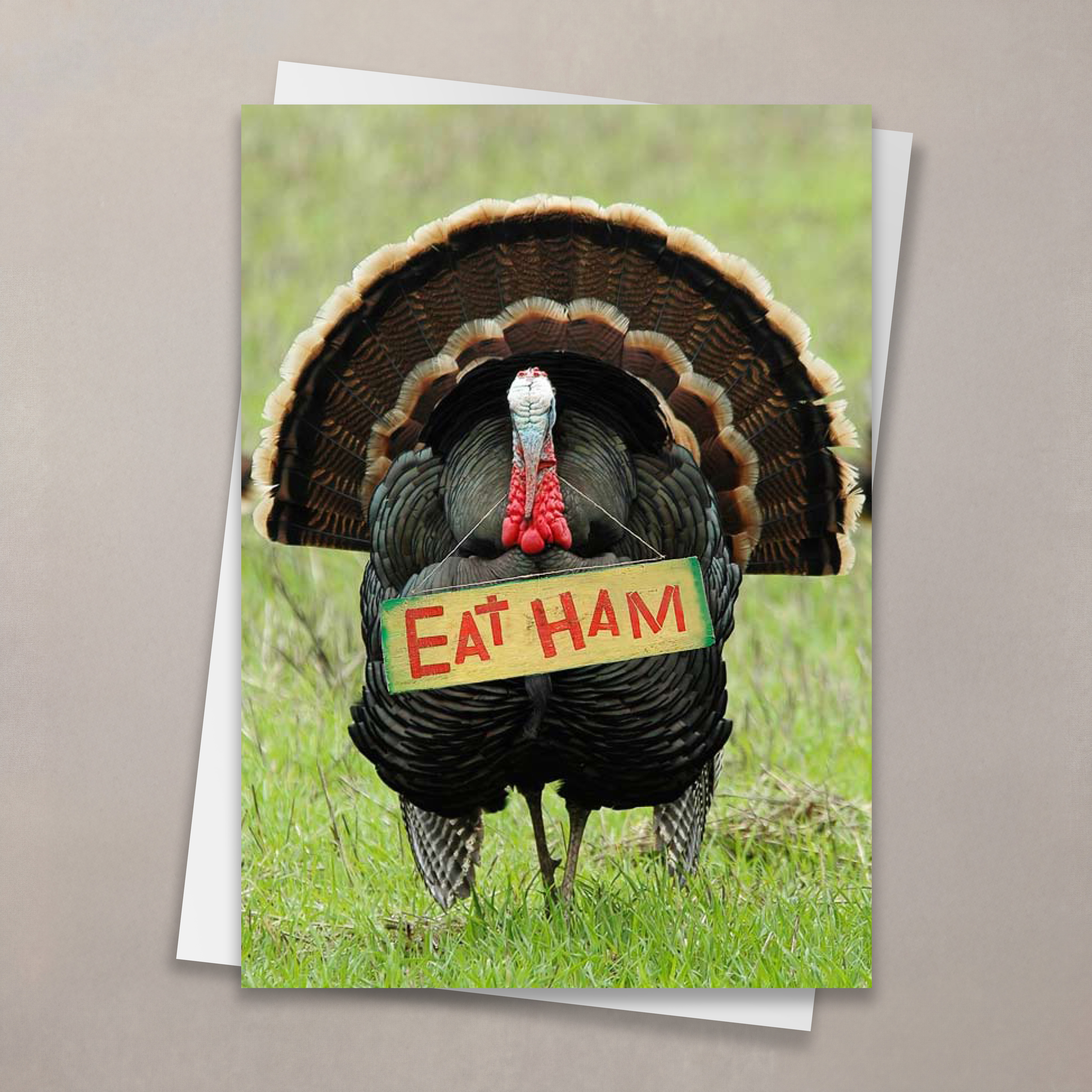 Humorous Turkey Thanksgiving Card