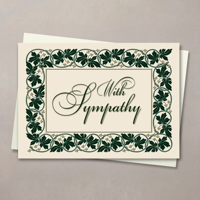 Ivy Sympathy Card