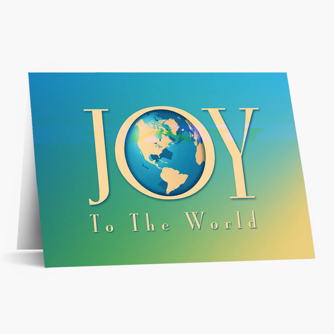 Joy To The World Holiday Card
