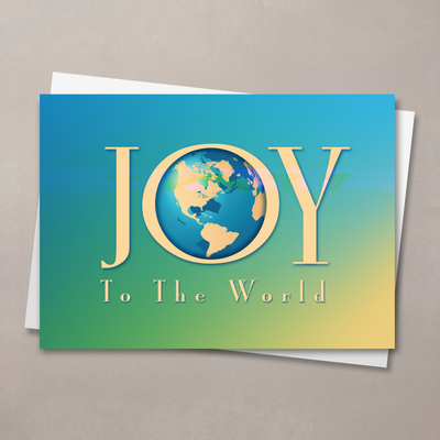 Joy To The World Holiday Card