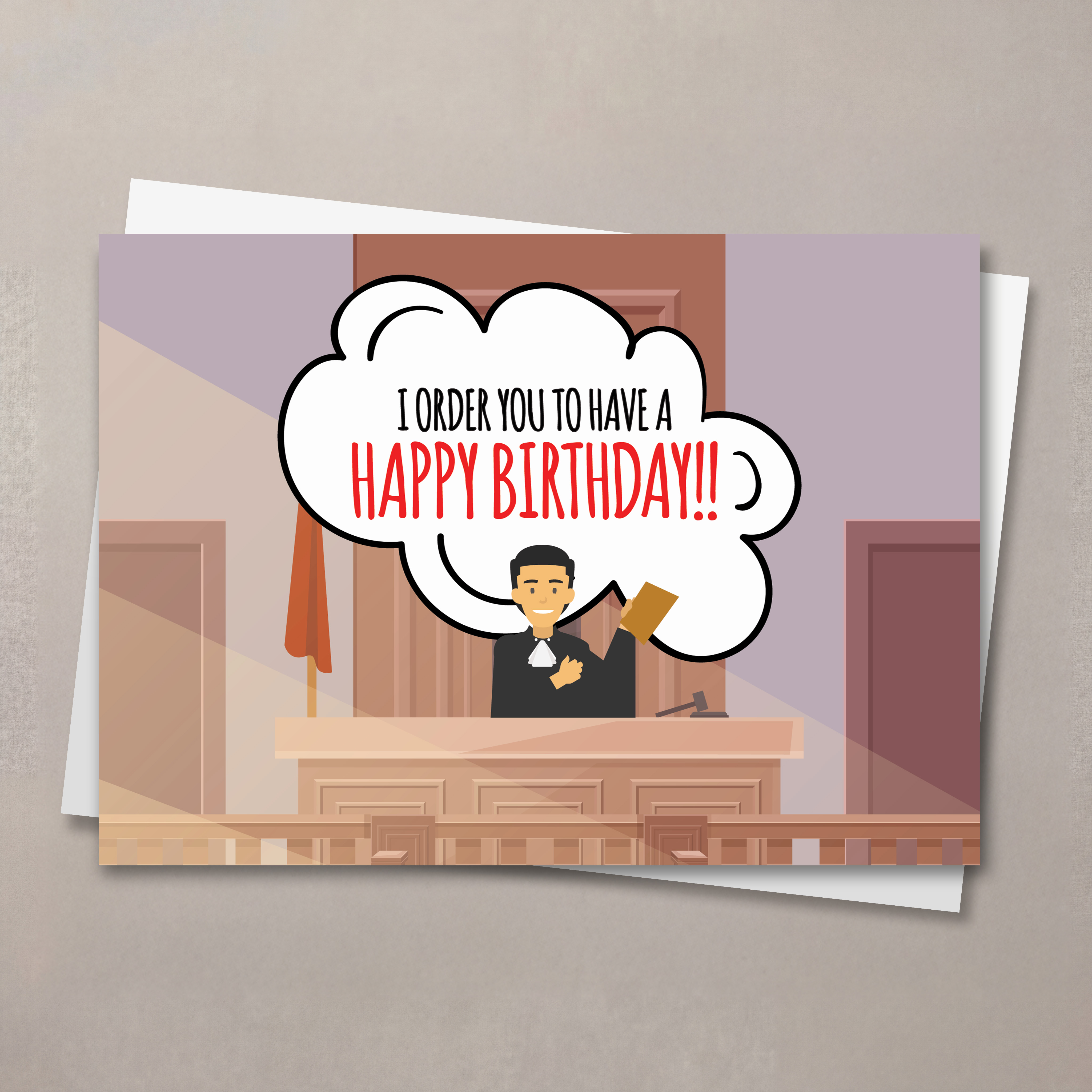 Judge Orders You A Happy Birthday Card