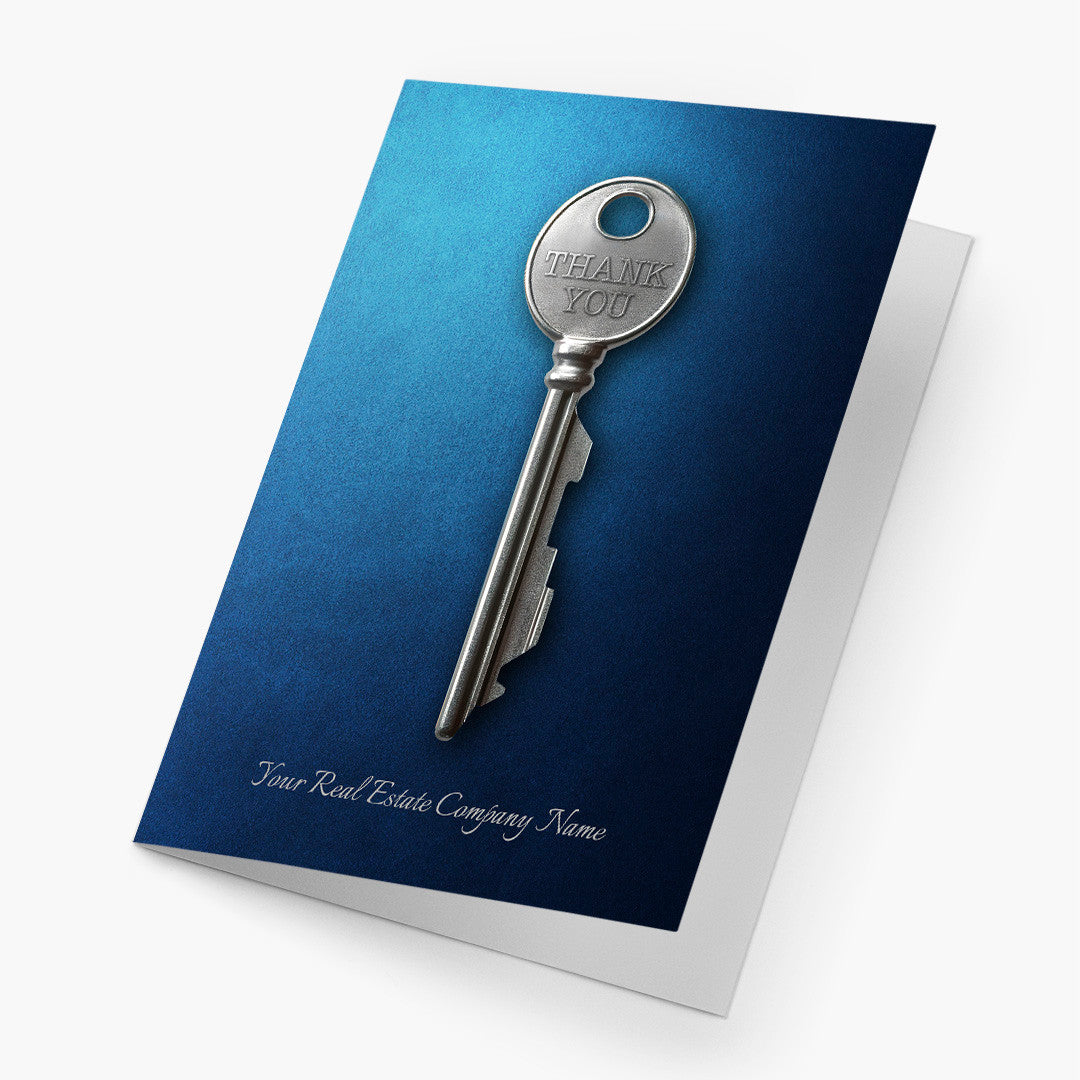 Key of Appreciation Thank You Card