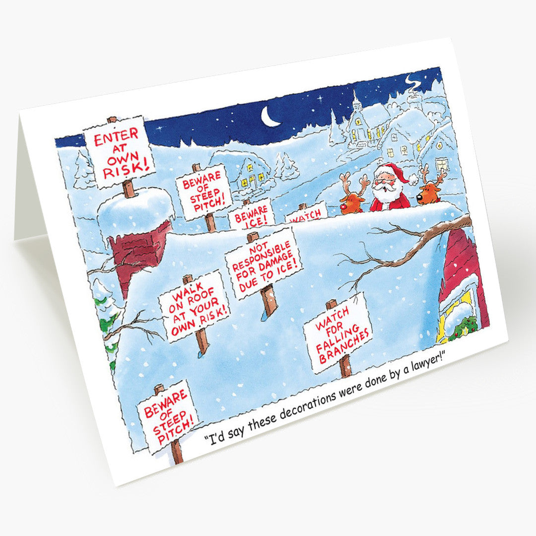 Lawyer Holiday Decor Christmas Card