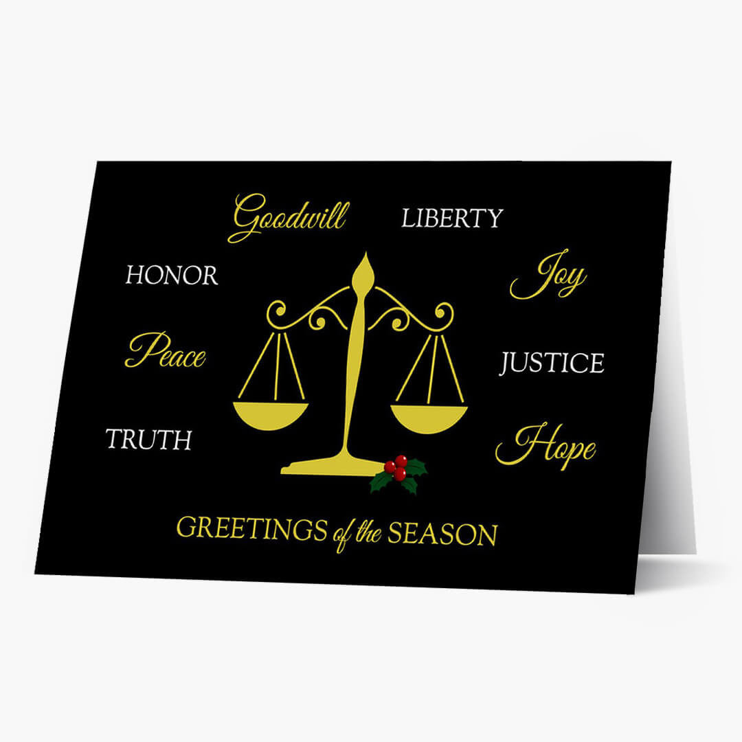 Legal Greetings Christmas Card