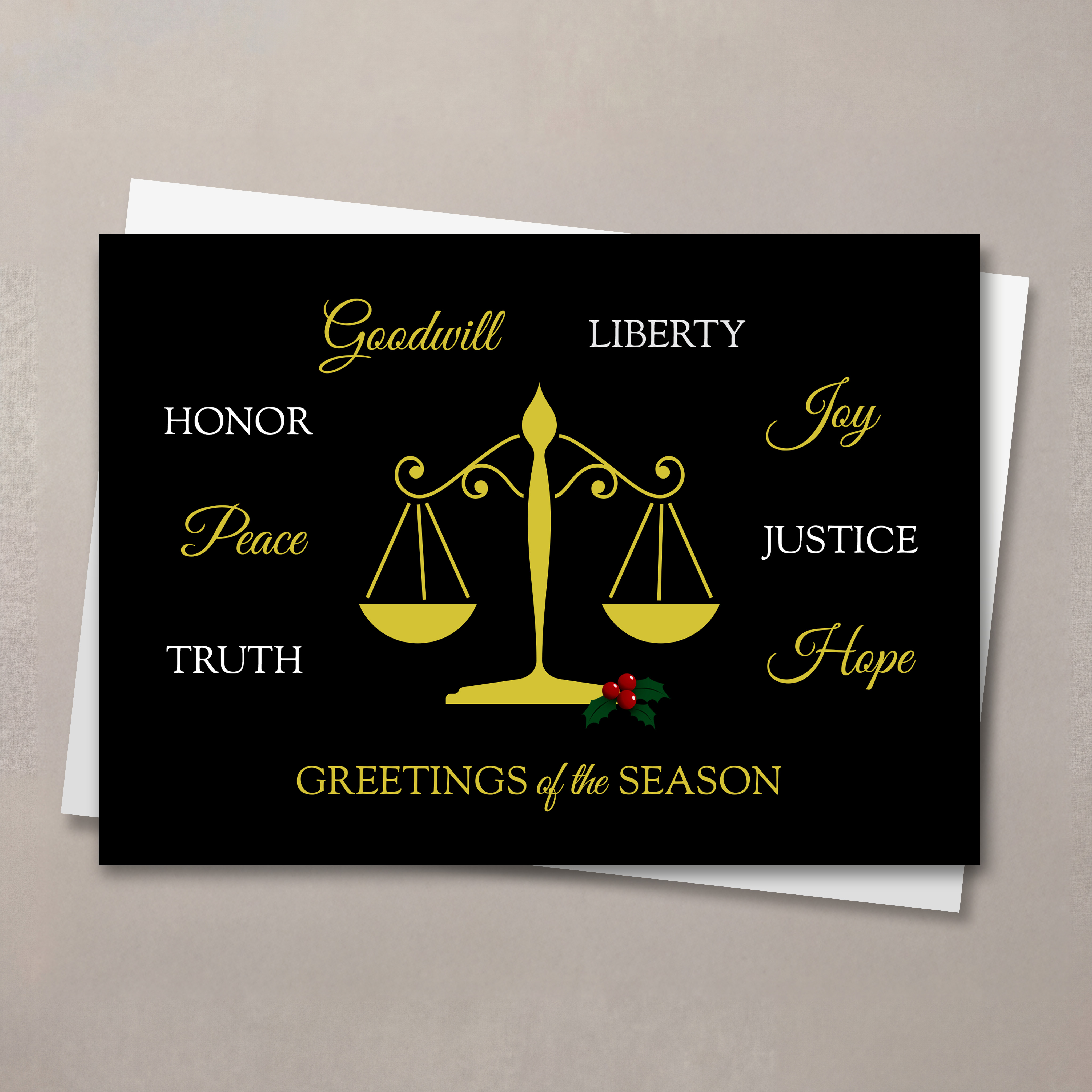 Legal Greetings Christmas Card