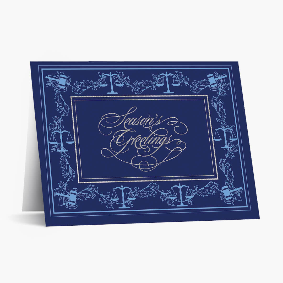 Legal Season's Greetings Christmas Card
