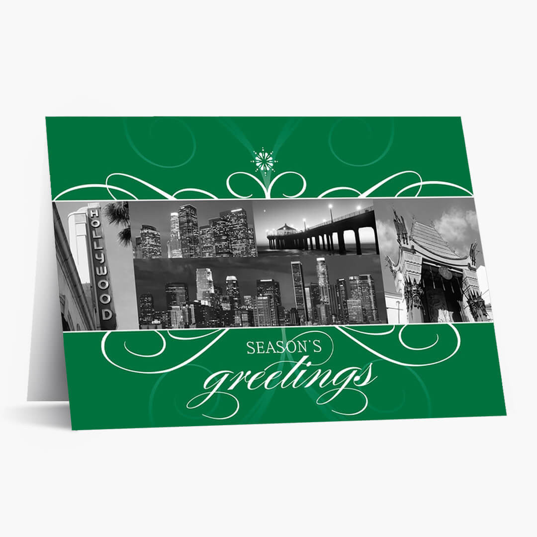 Los Angeles Flourish Christmas Card