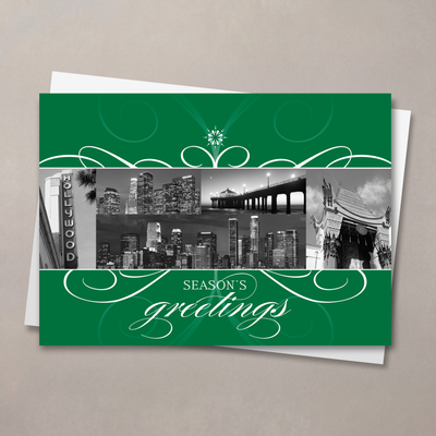 Los Angeles Flourish Christmas Card