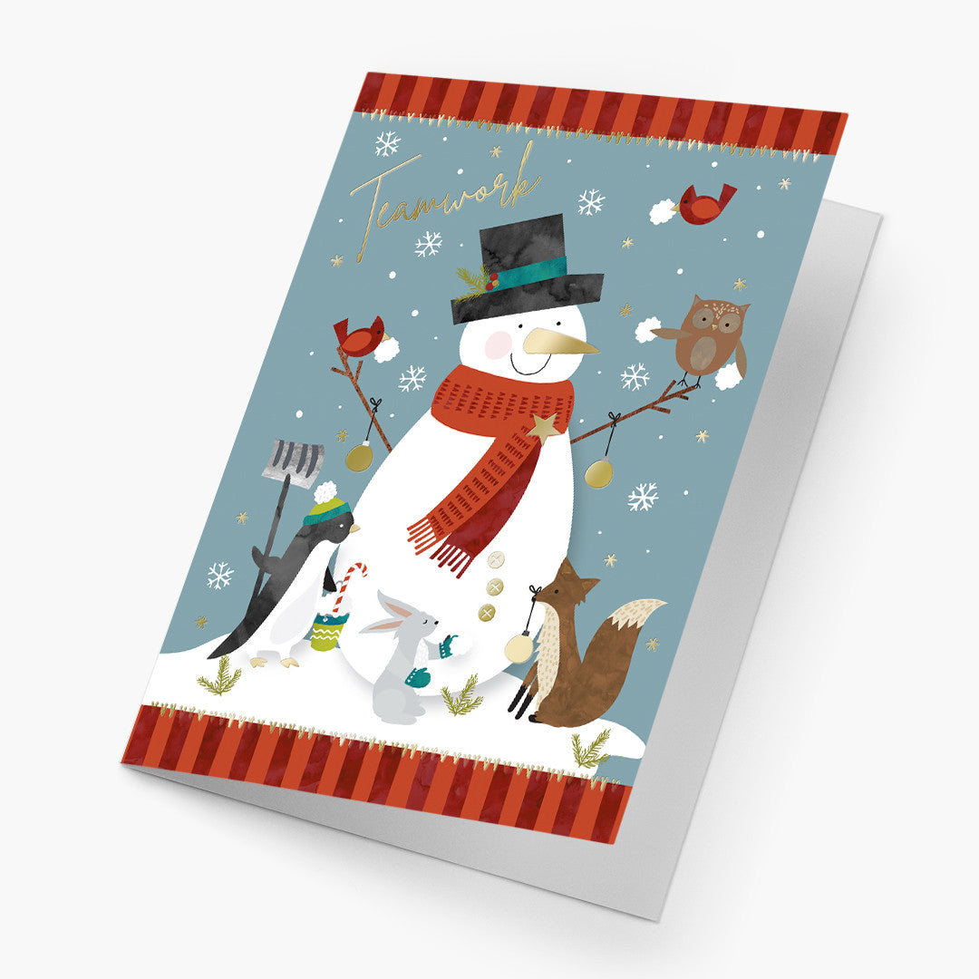 Snowman Building