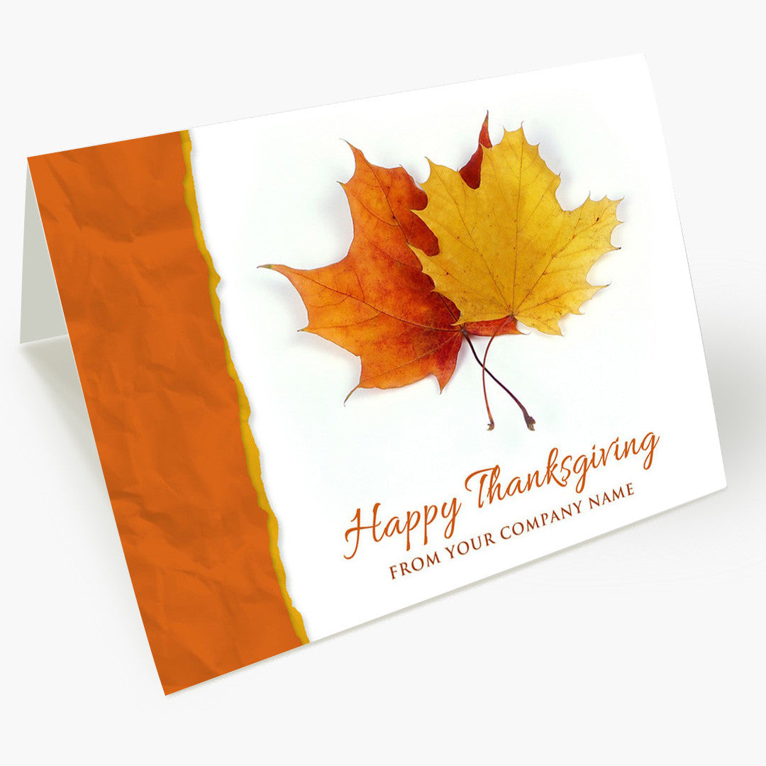 Maple Greetings Thanksgiving Card