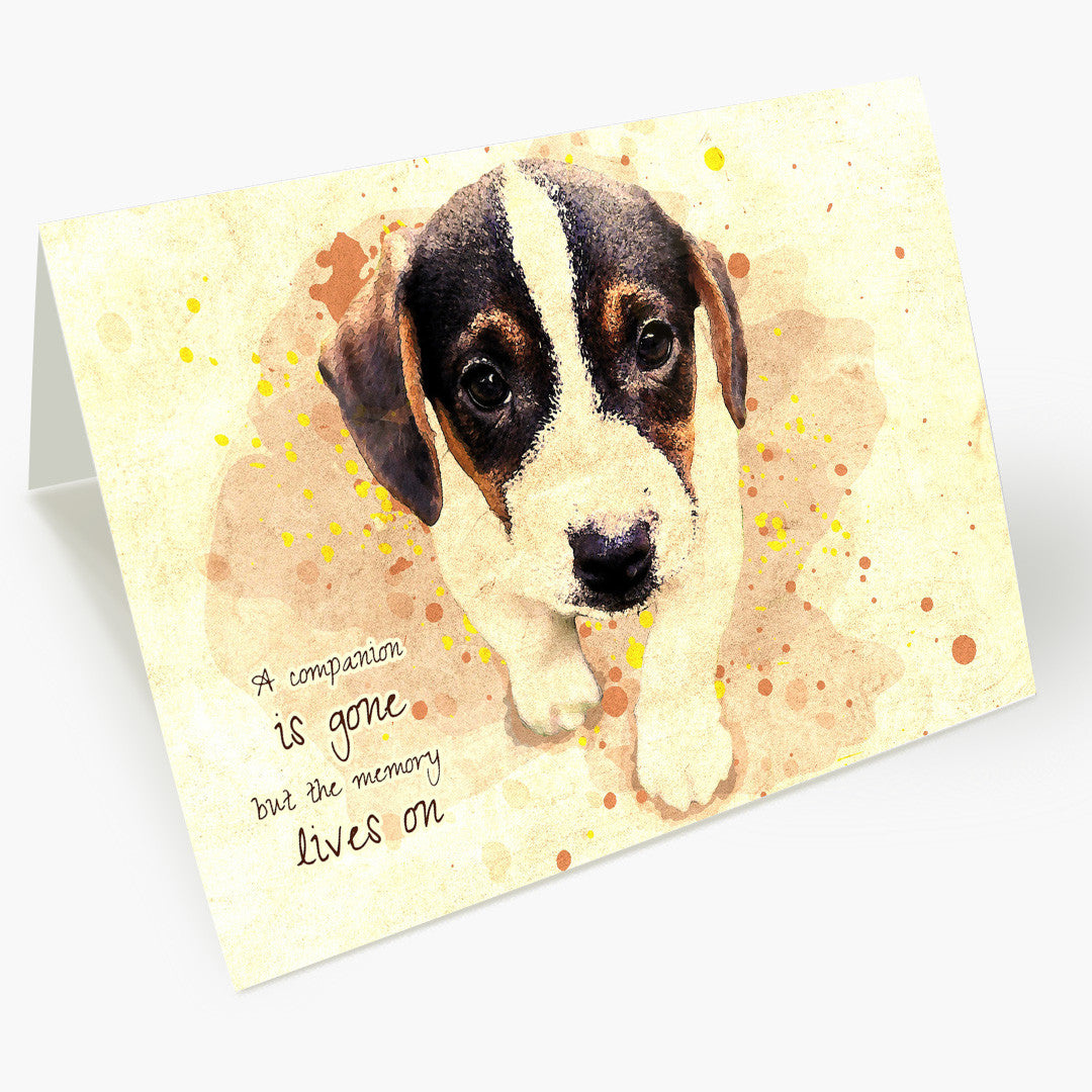 Memory Lives On Pet Sympathy Card