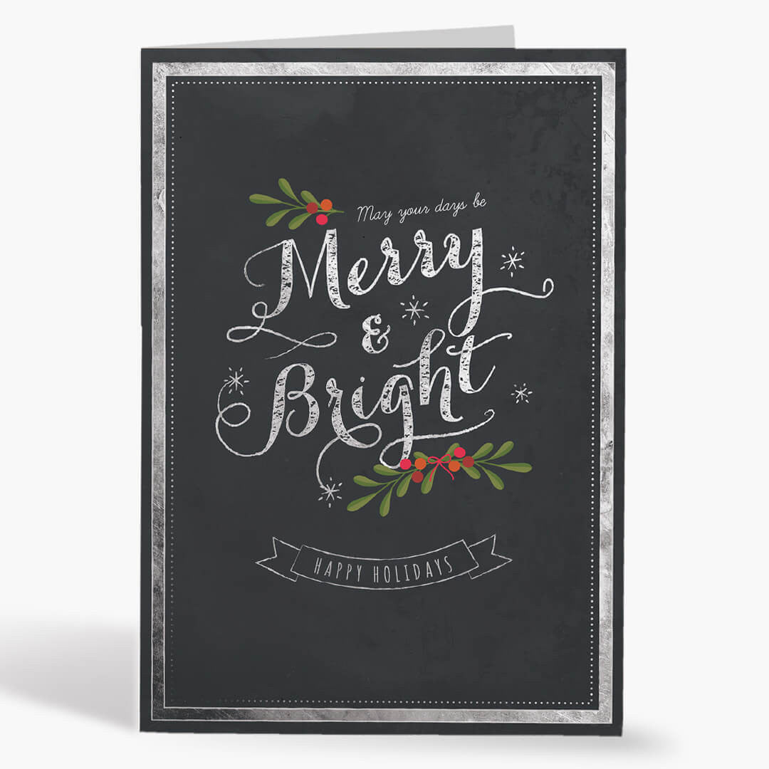 Merry & Bright Christmas Card