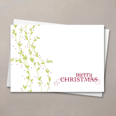 Merry Christmas Leaves