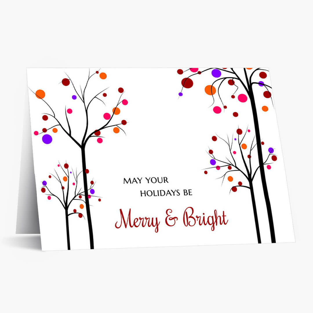 Merry and Bright Christmas Card