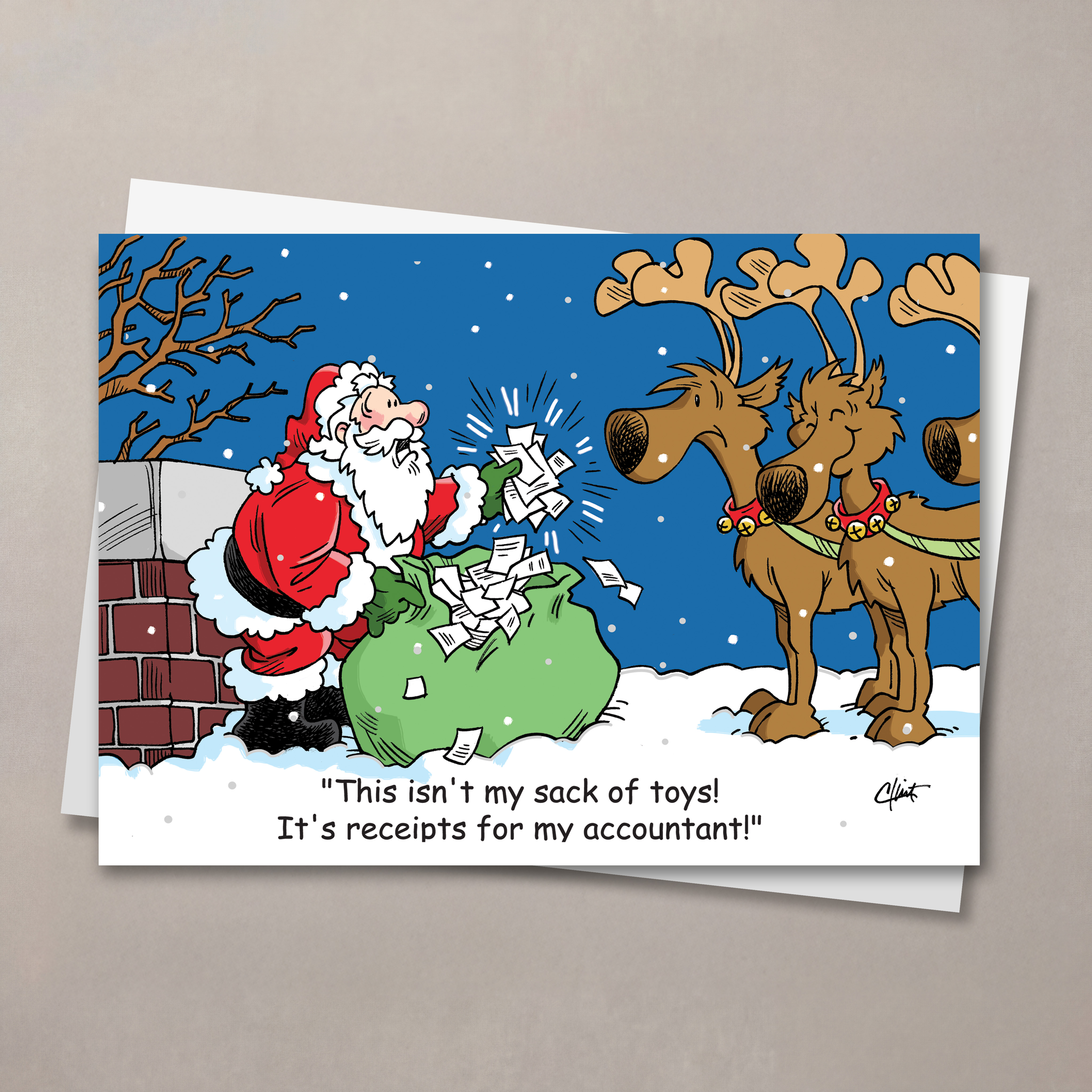 Miscalculated Exchange Holiday Card