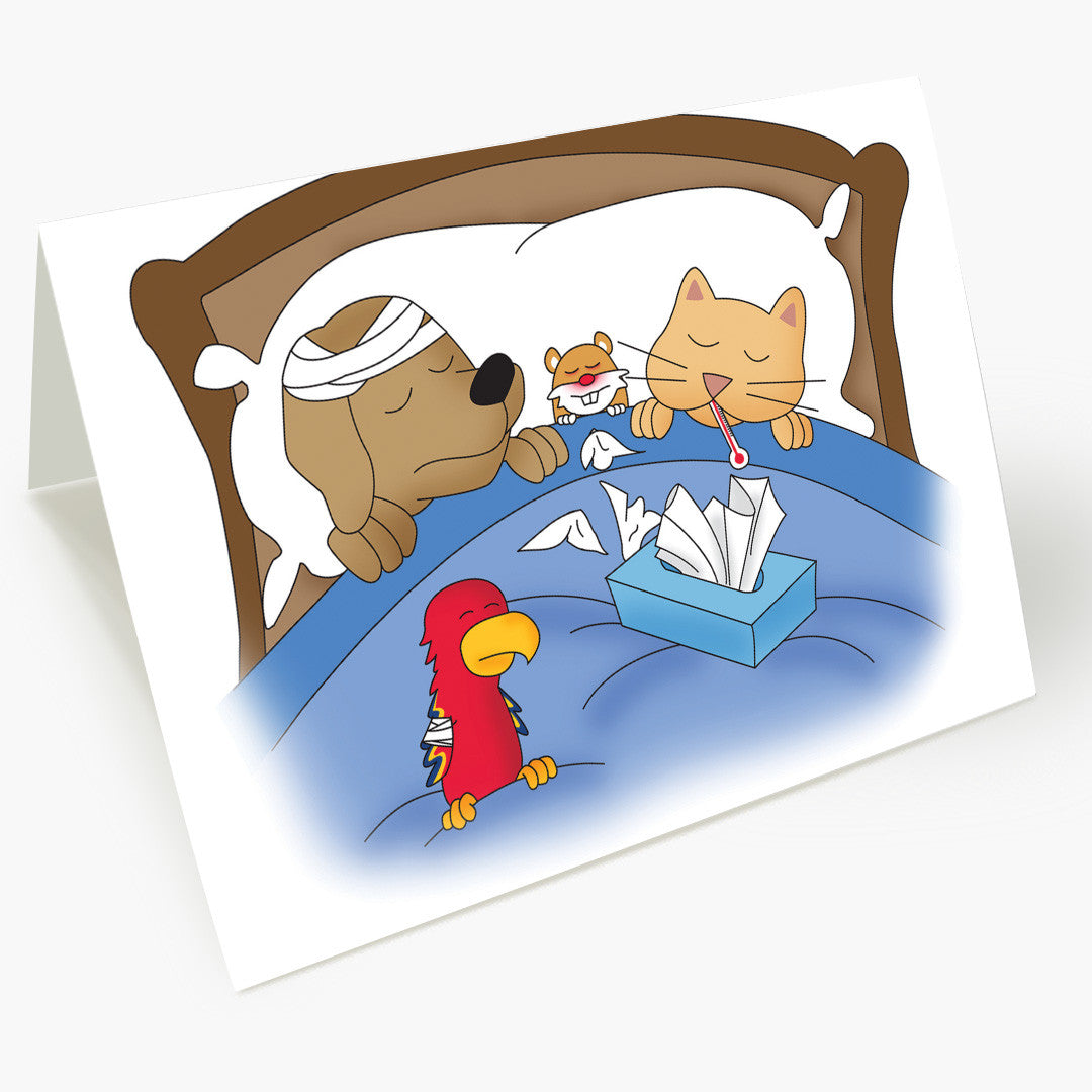 Misery Loves Company Pet Get Well Card