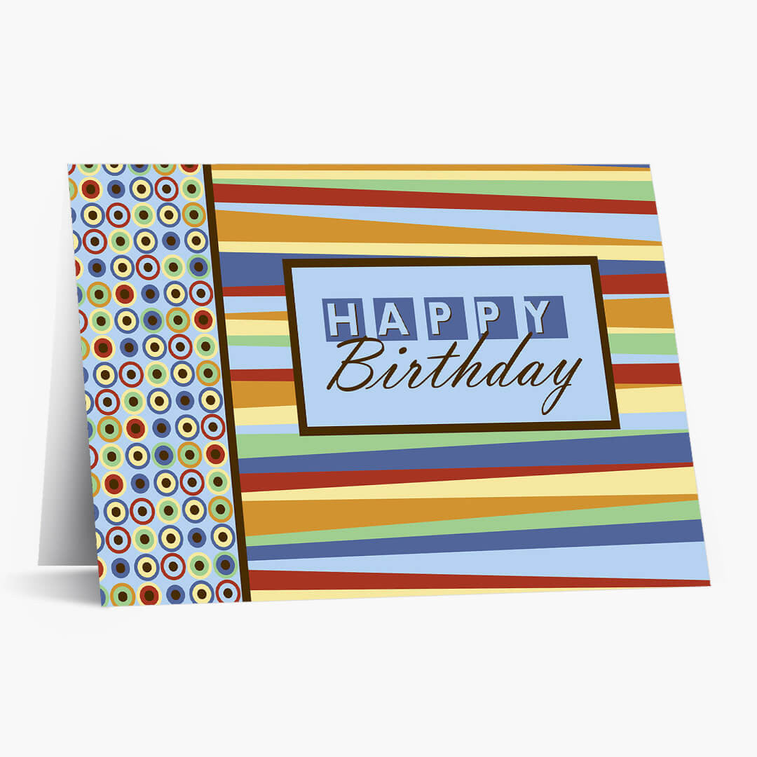 Mod Happy Birthday Card