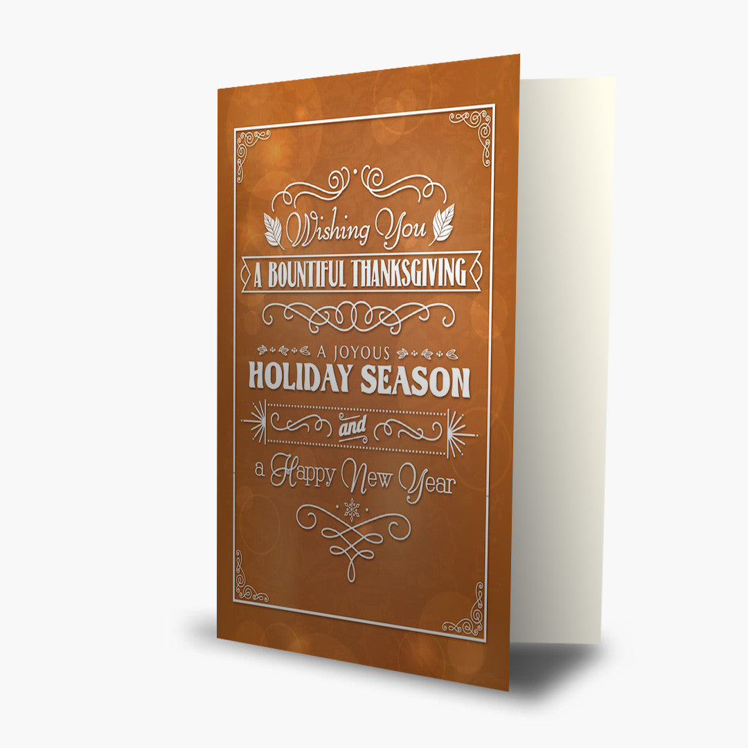 Multiple Wishes Thanksgiving Card