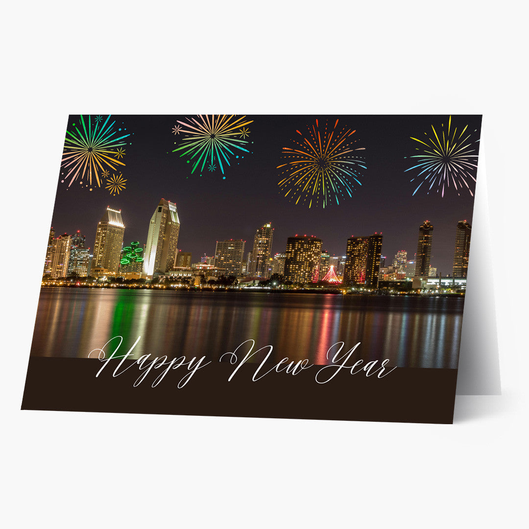 New Year Cityscape Radiance - San Diego