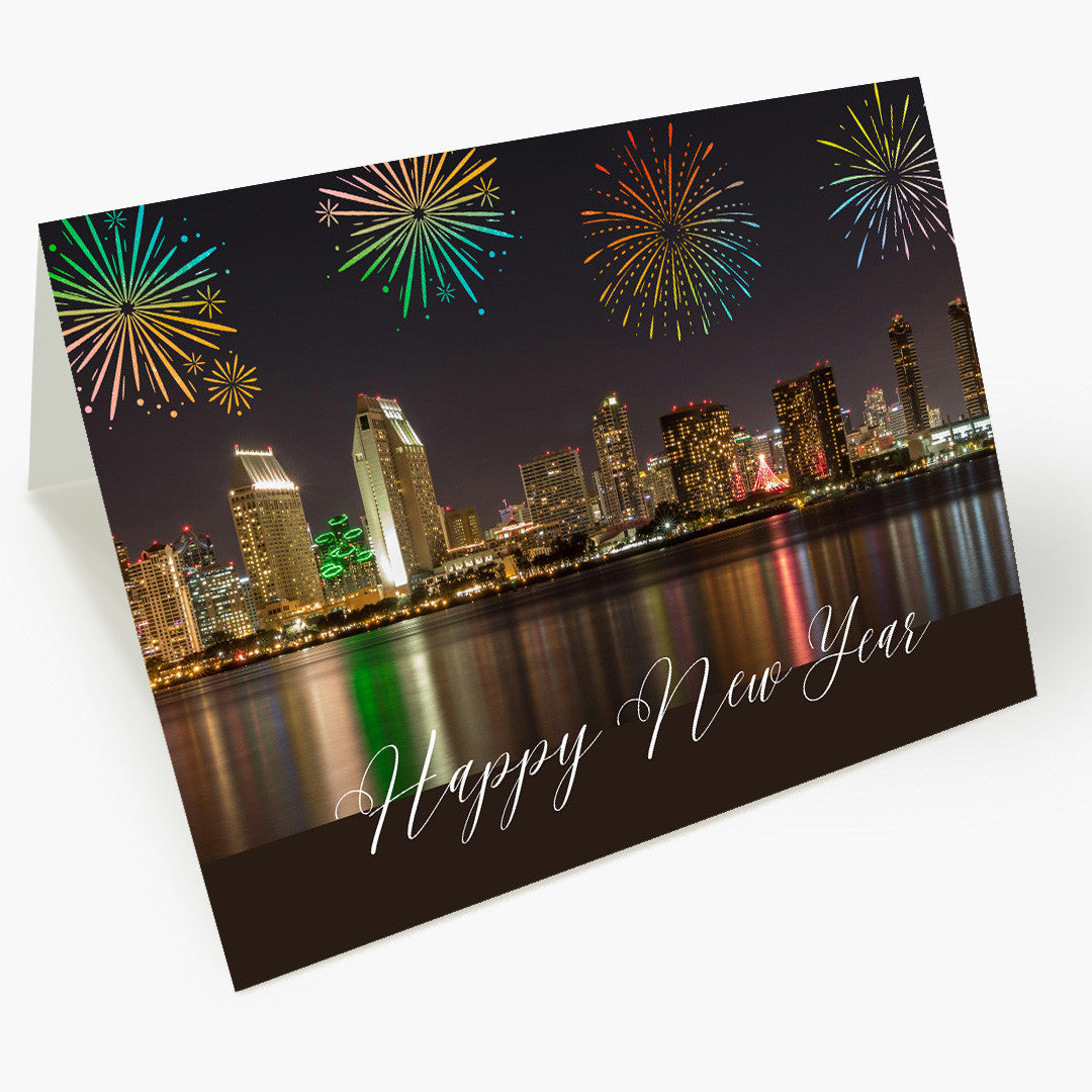 New Year Cityscape Radiance - San Diego