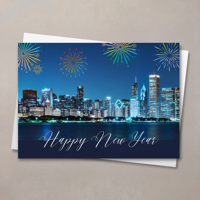 New Year Cityscape Radiance - Chicago