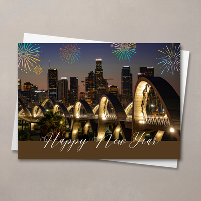New Year Cityscape Radiance - Los Angeles