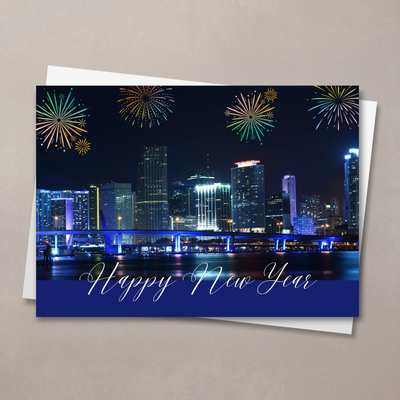 New Year Cityscape Radiance - Miami