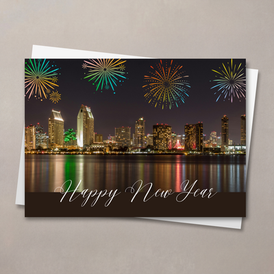 New Year Cityscape Radiance - San Diego