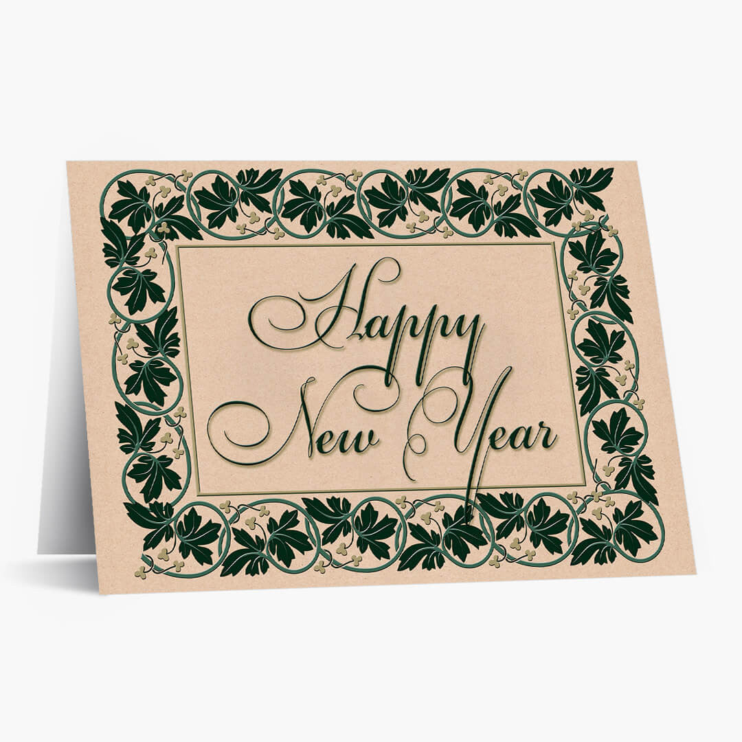 New Year Ivy Card