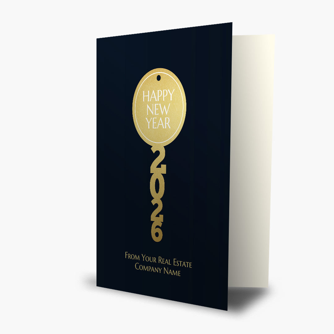 New Year Key 2026 New Year Card