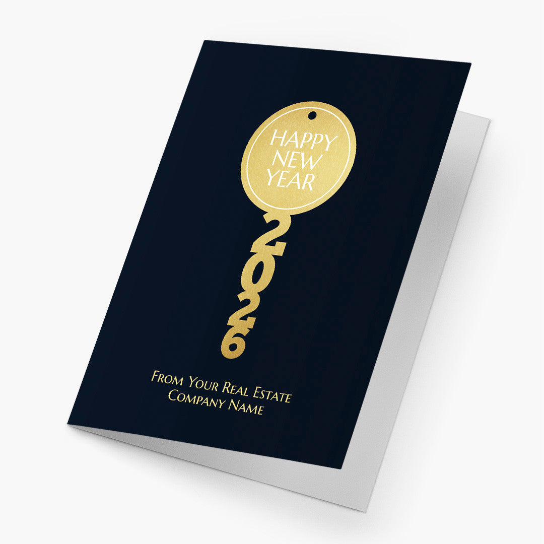 New Year Key 2026 New Year Card