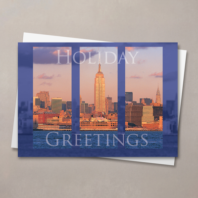 New York Cityscape Christmas Card