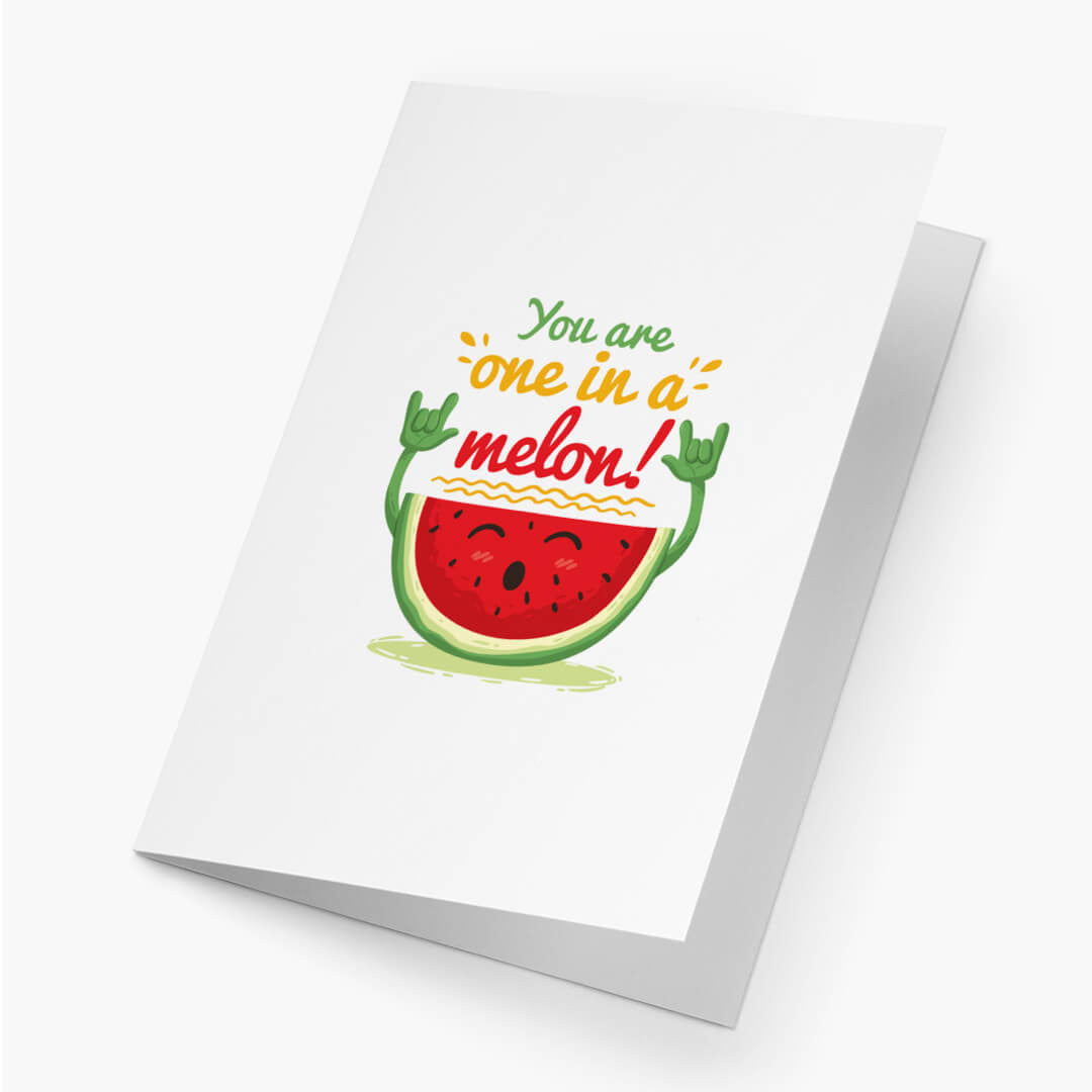 One in a Melon! Thank You Card