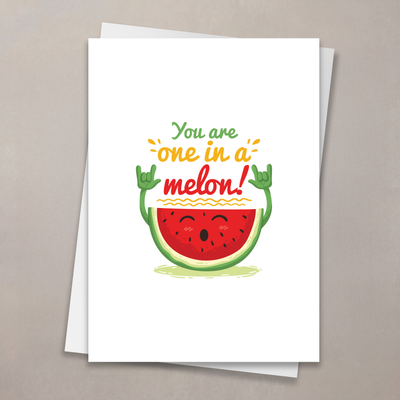 One in a Melon! Thank You Card