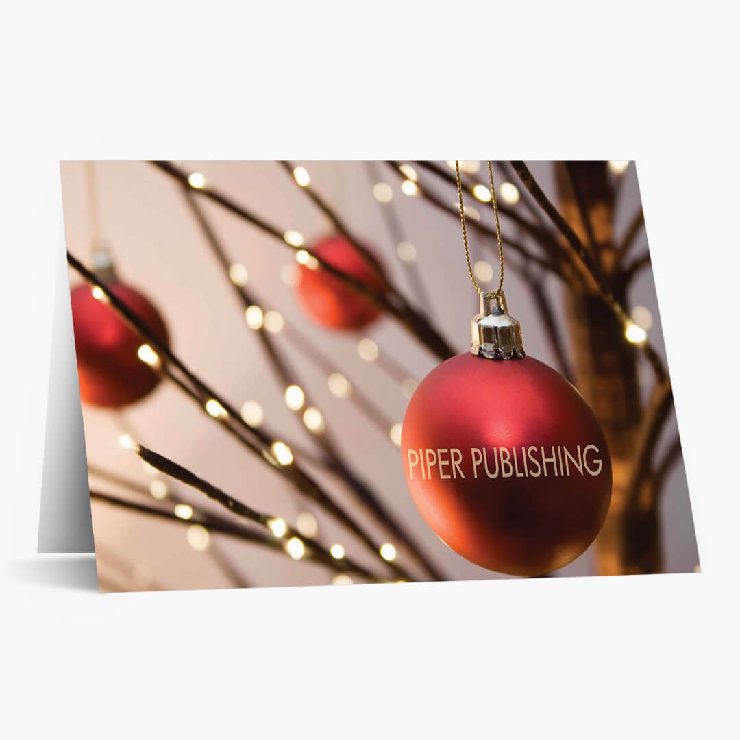 Ornament Company Name Holiday Card