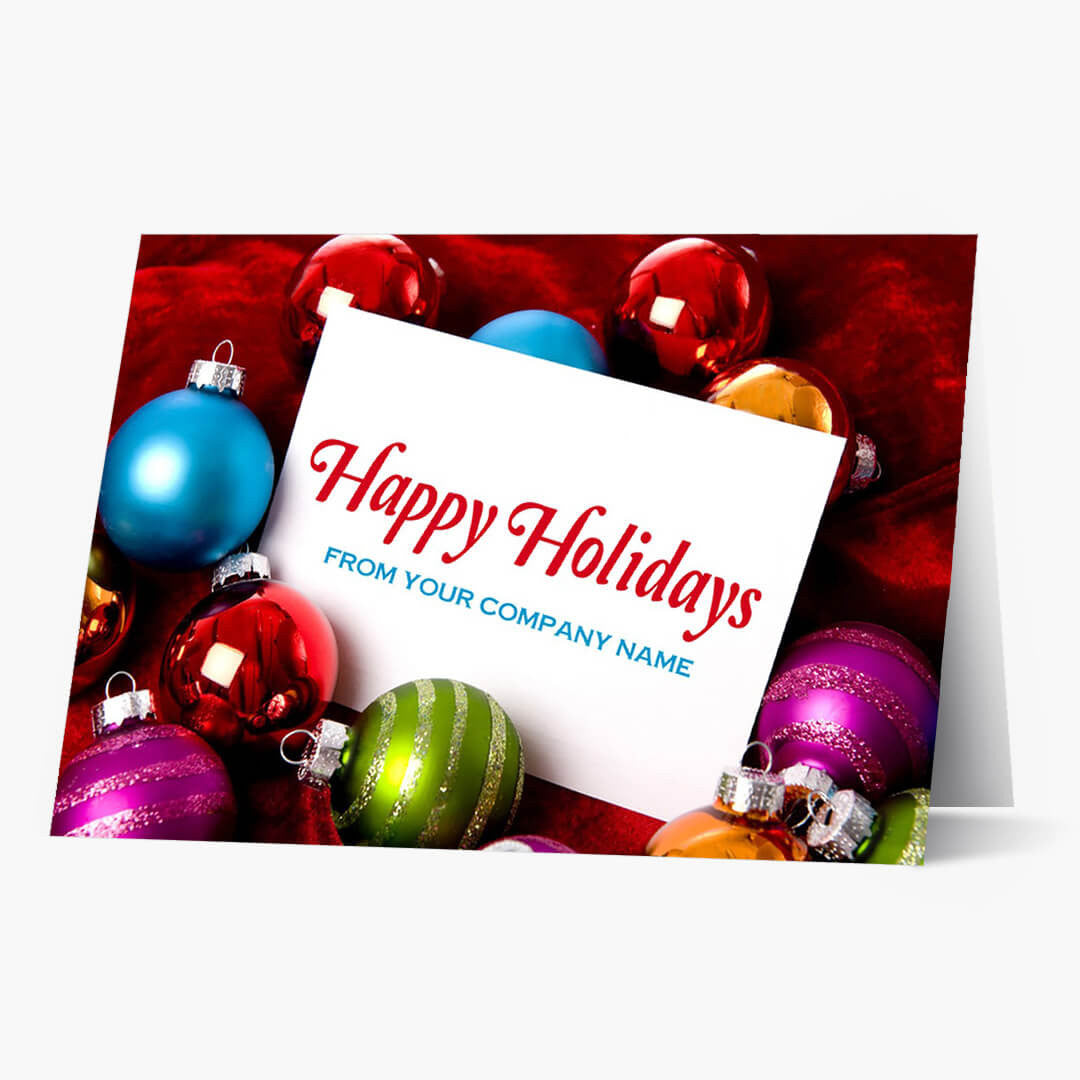 Ornamental Greetings Holiday Card