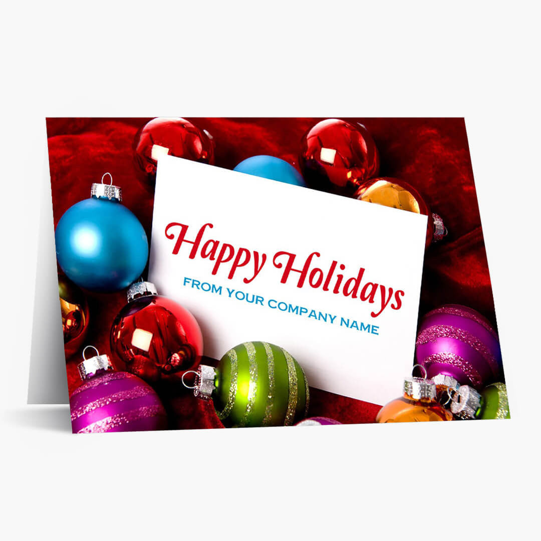 Ornamental Greetings Holiday Card