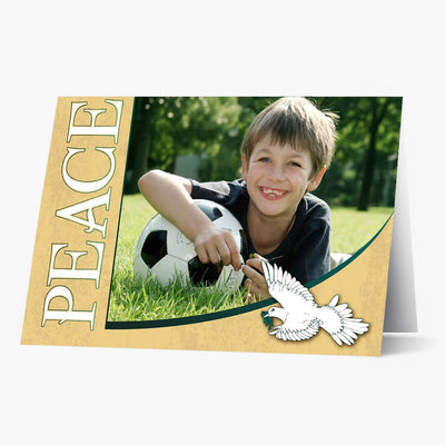 Peace Matte Finish Holiday Photo Card