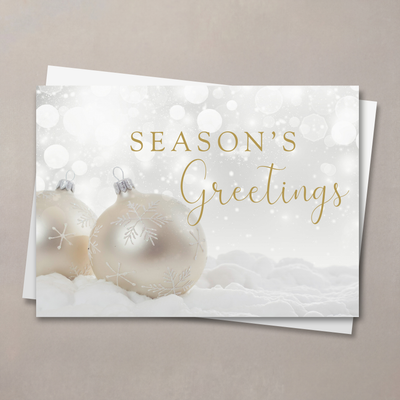 Pearly Decorations Christmas Card