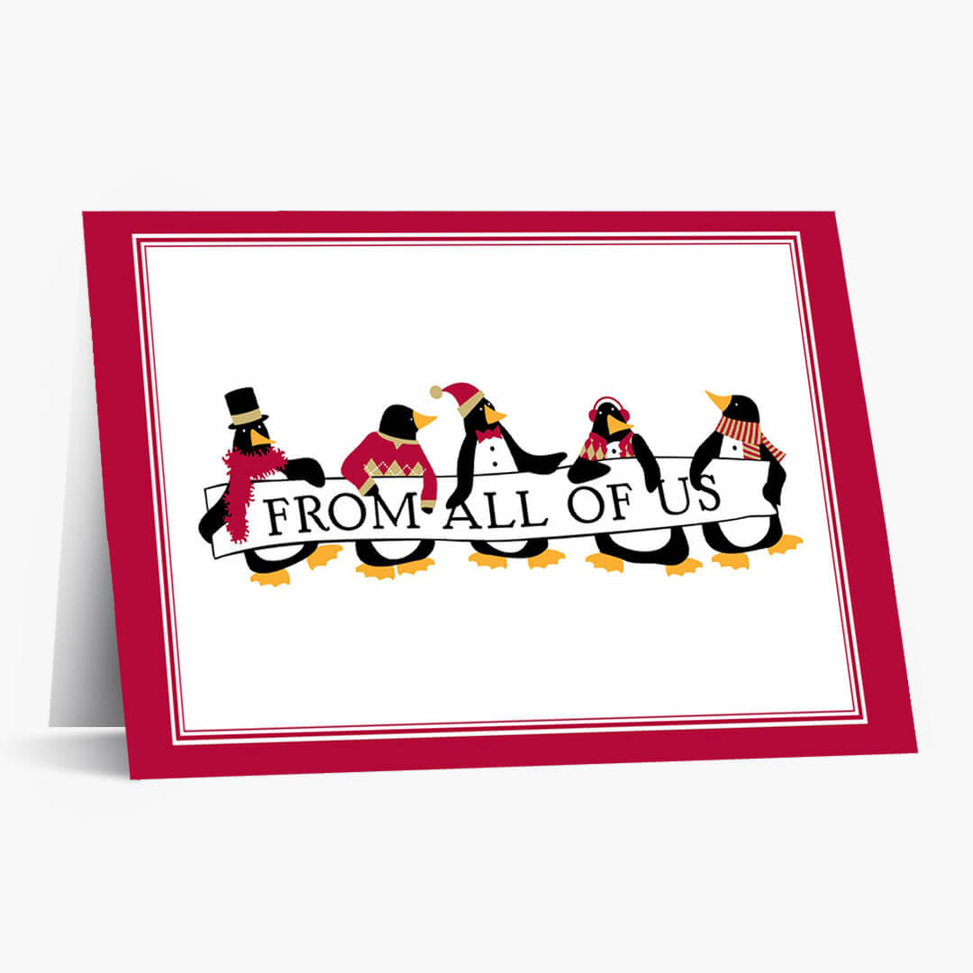 Penguin Parade Team Holiday Card