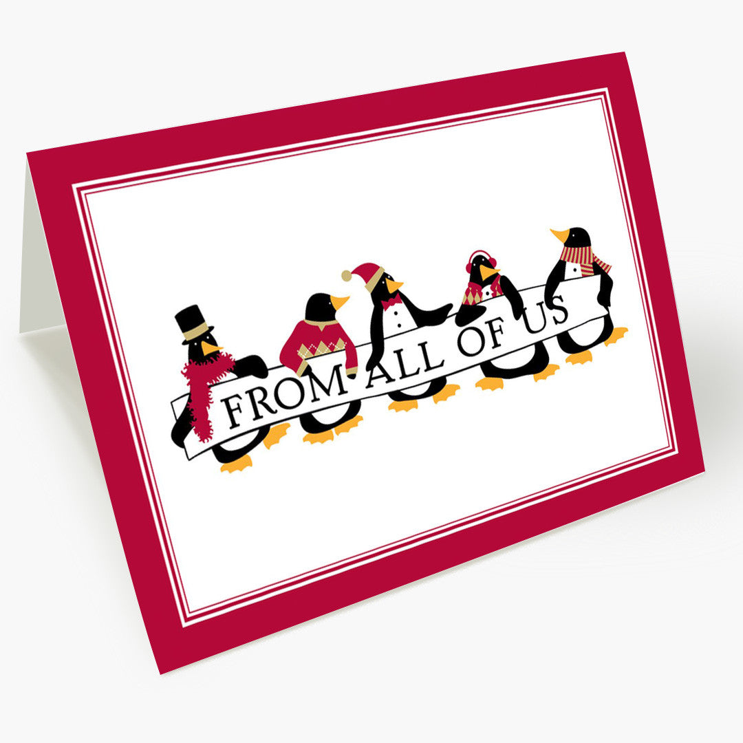 Penguin Parade Team Holiday Card